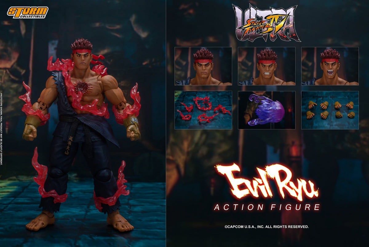 [สั่งจอง]Storm Toys CPSF21 :Street Fighter IV - EVIL RYU