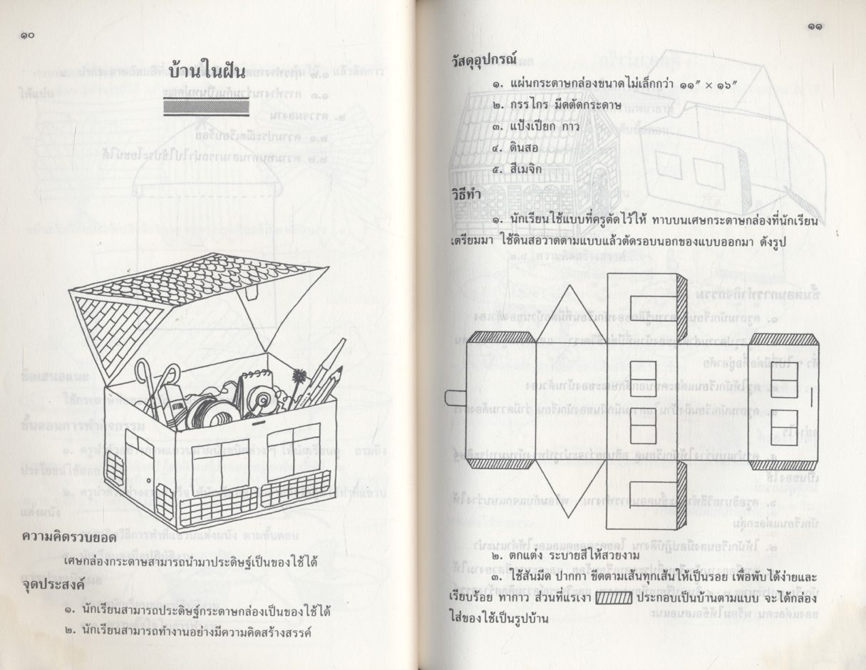 งานประดิษฐ์จากเศษวัสดุ ระดับประถมศึกษาปีที่ ๓-๔