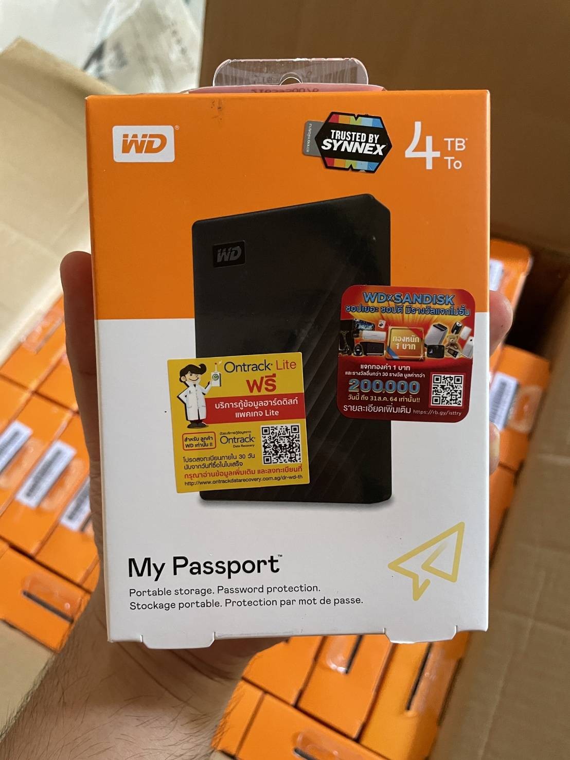 4 TB EXT HDD 2.5'' WD MY PASSPORT BLACK (WDBPKJ0040BBK)