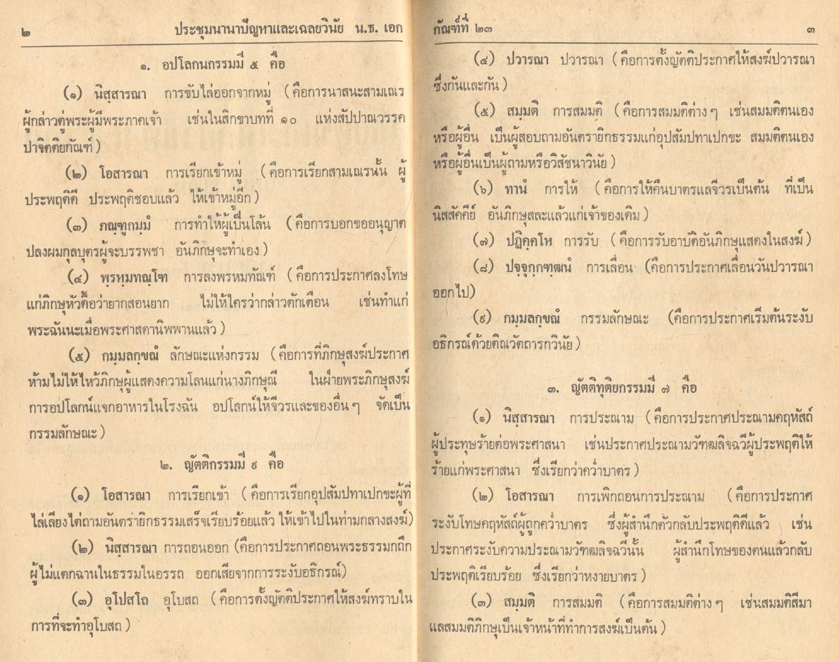 ประชุมนานาปัญหาและเฉลยวินัย น.ธ. เอก พร้อมด้วยเก็บใจความในวินัยมุข เล่ม ๓