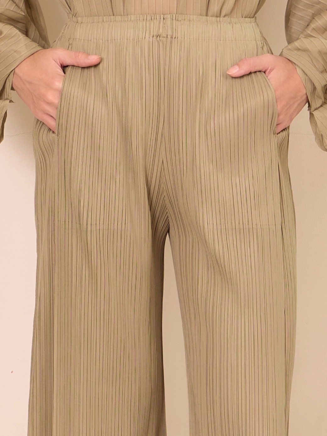 เพิ่มสีใหม่ ยาว37นิ้ว! 2MUAY รุ่น GJO7271 กางเกงอัดพลีทงานคุณภาพ BAT STRAIGHT LAYER PLEATED PANTS 18สี FREE SIZE