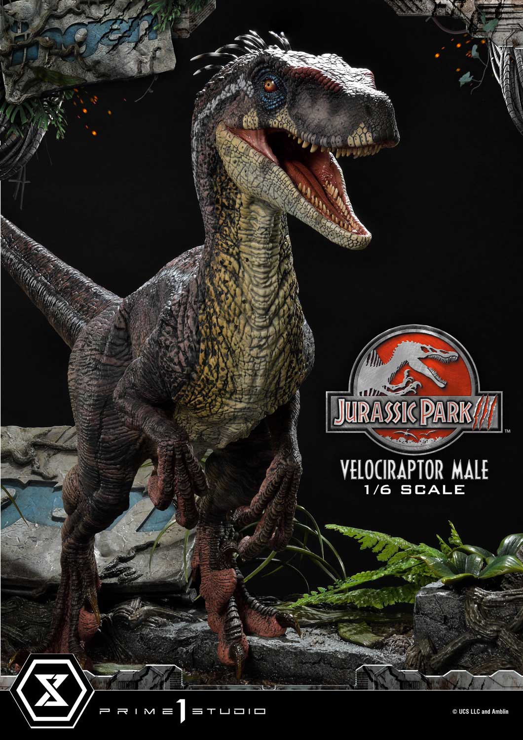 [สั่งจอง] Prime 1 Studio : LMCJP-10: Velociraptor Male (Jurassic Park 3)