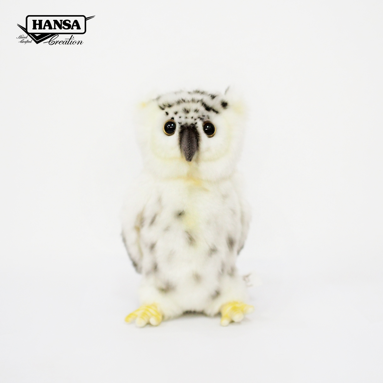 6155 Snowy Owl 18 cm.H - ตุ๊กตานกฮูกหิมะ