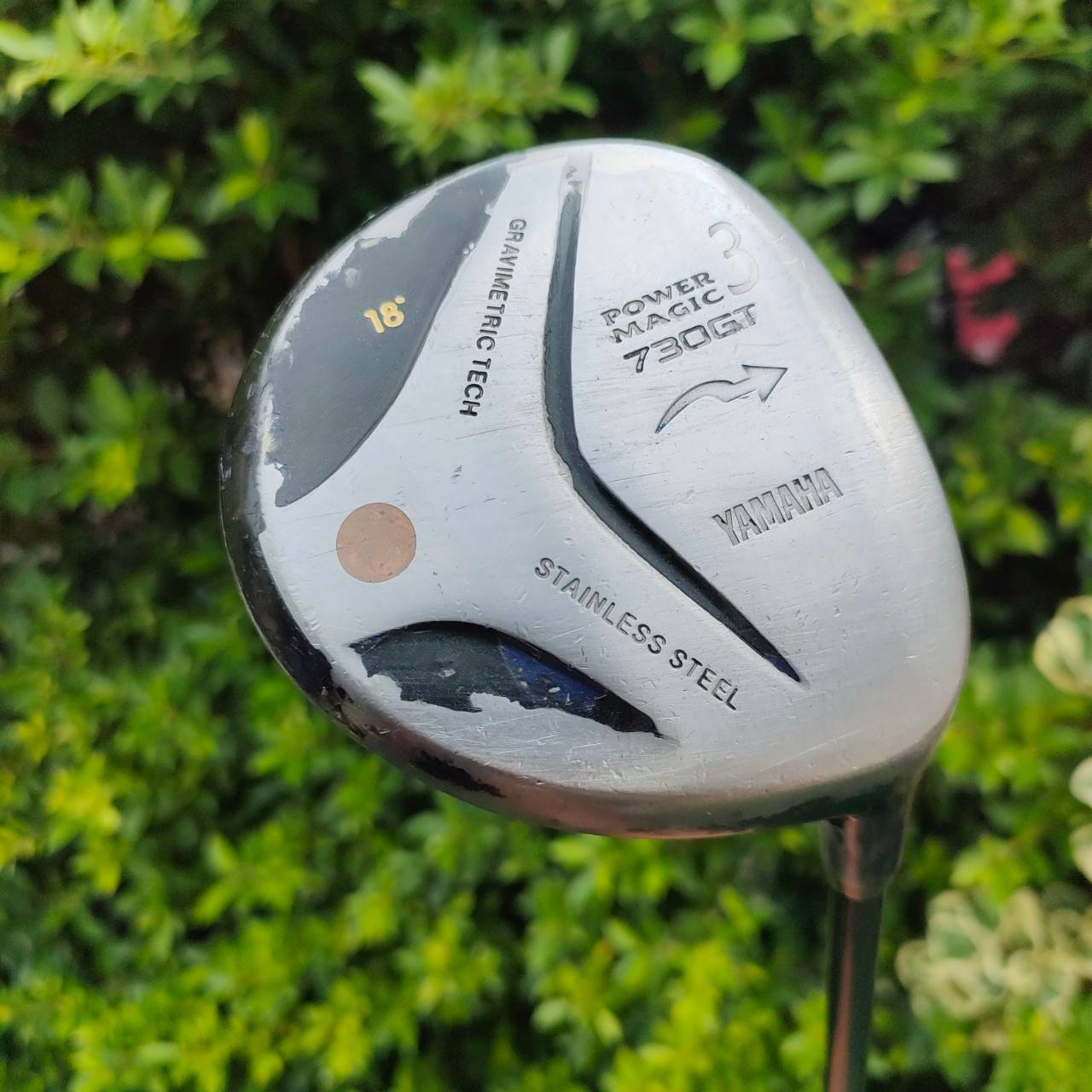 FW3 YAMAHA POWER MAGIC 73OGT องศา 18 พรีเมี่ยมญี่ปุ่น วัสดุแสตนเลส เป็นวัสดุที่เหมาะกับ FW มาก ตีดีมาก หัวแบนและยาว ตีไกลมาก ไม้กอล์ฟมือสอง ของแท้ BY NakaraLuxurious
