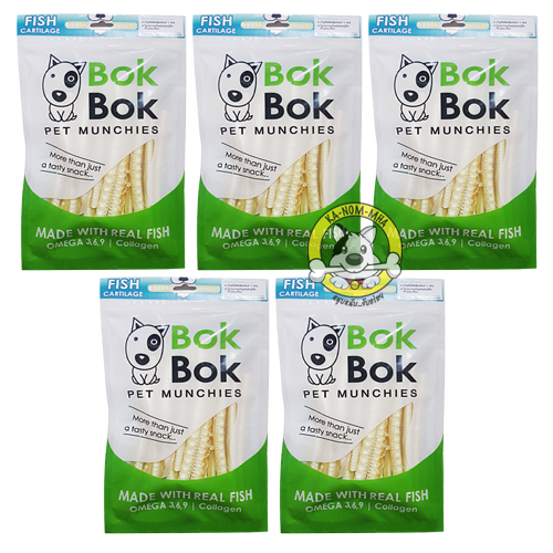 กระดูกปลาฉลามแท้ เพื่อการบำรุงข้อต่อ x 5 แพค ราคาพิเศษ ยี่ห้อ Bok BOk