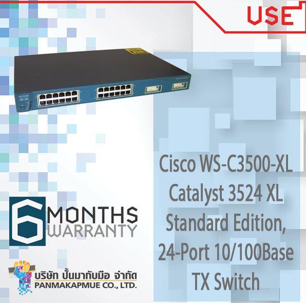 Cisco WS-C3500-XL Catalyst 3524 XL Standard Edition, 24-Port 10/100Base-TX Switch