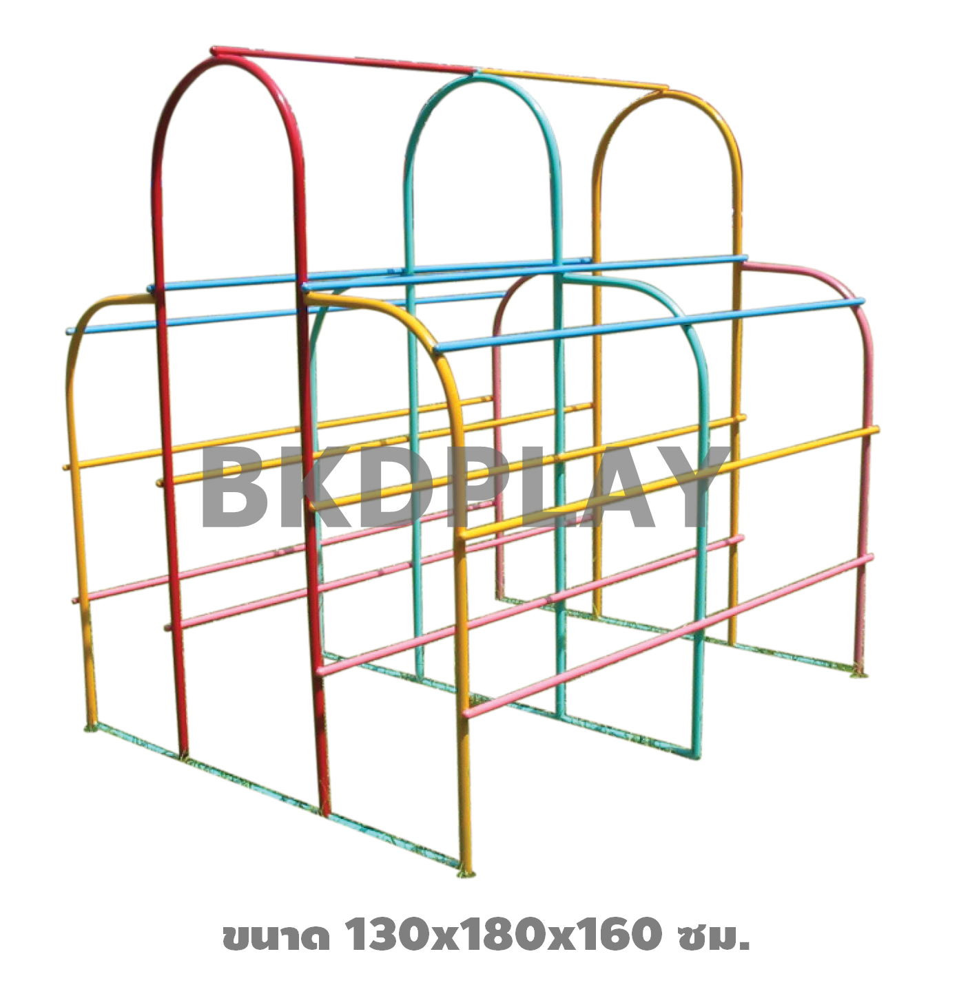 เครื่องเล่นสนาม กลางแจ้ง เหล็ก ชุดอุปกรณ์ โดมลอด Outdoor Playground, ราคาโรงงาน สินค้าสั่งผลิต 10-20 วัน