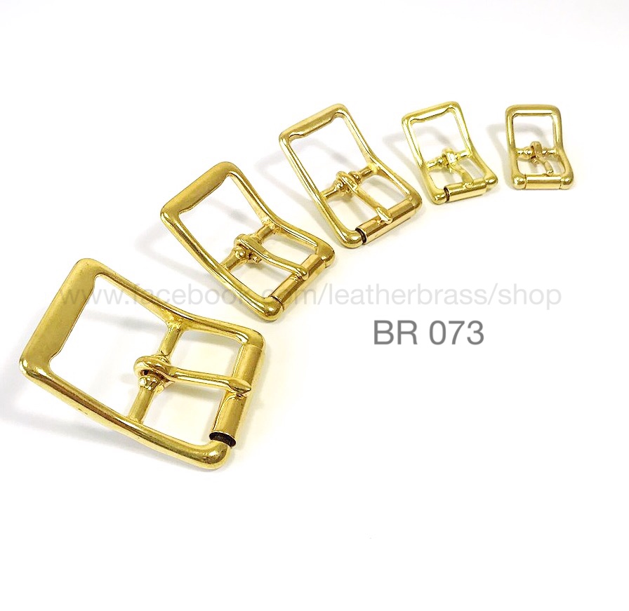 BR073 หัวเข็มขัดปรับสายกระเป๋า อะไหล่ทองเหลืองแท้ อุปกรณ์งานหนัง leatherbrass**ราคาต่อชิ้น**
