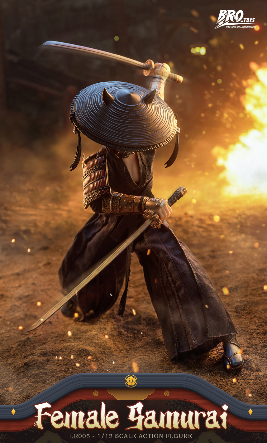 [พร้อมส่ง] BROTOYS LR005 1/12 : female samurai