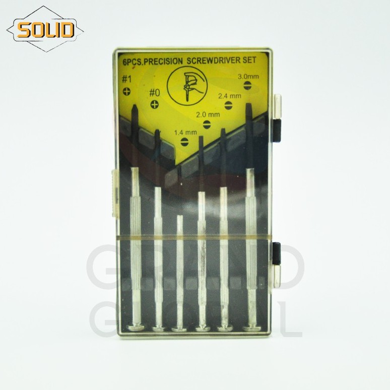 ชุดไขควงหัวแบน+ไขควงนาฬิกา