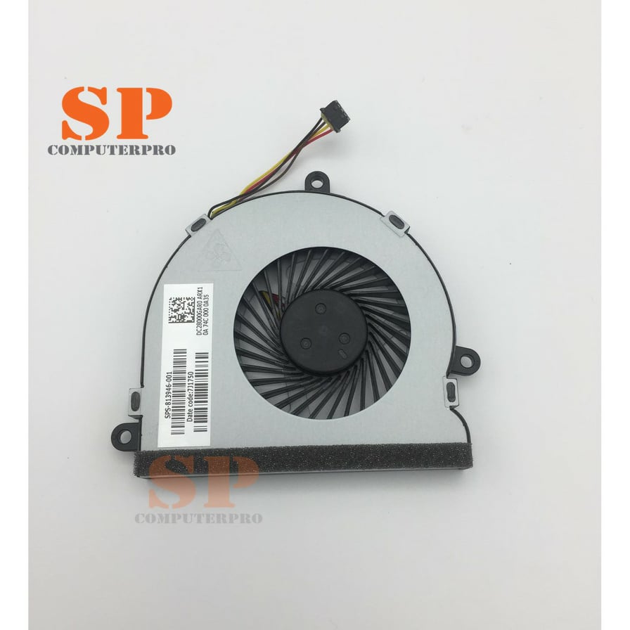 พัดลมโน๊ตบุ๊ค HP-COMPAQ พัดลม CPU HP Pavilion 15-A 15-AC 15-AF 15-AY 15-BA 15-BS 15-BE สายไฟ 4 เส้น