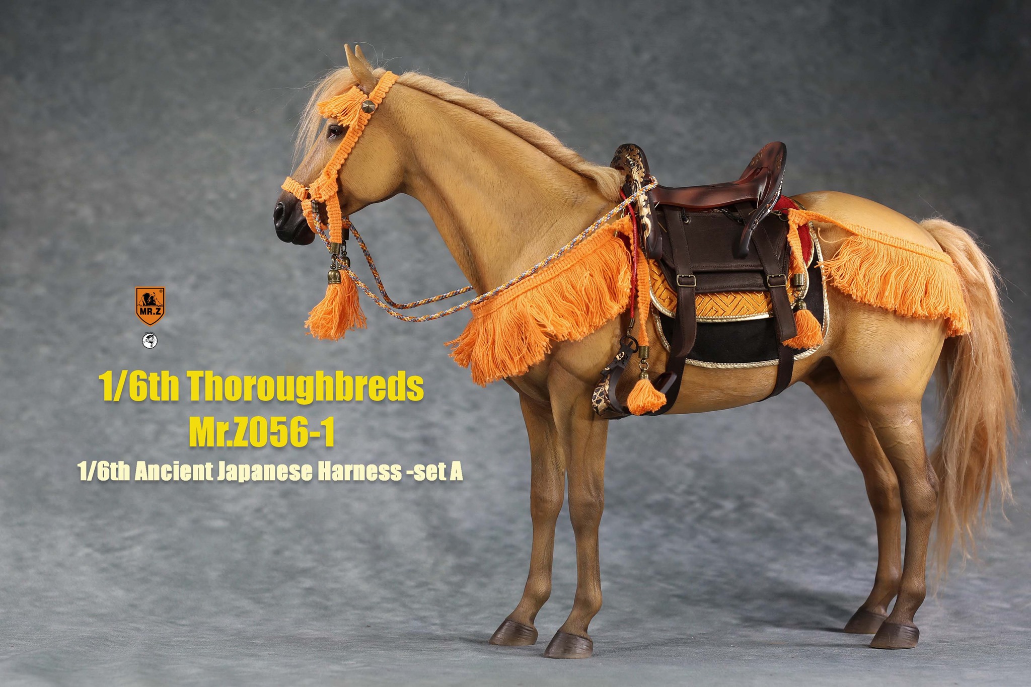 [สั่งจอง]MR.Z MRZ056 1/6 animal model No.56 : Thoroughbreds （all 5 colours） MR.Z 1/6 : Ancient Japanese Harness Set