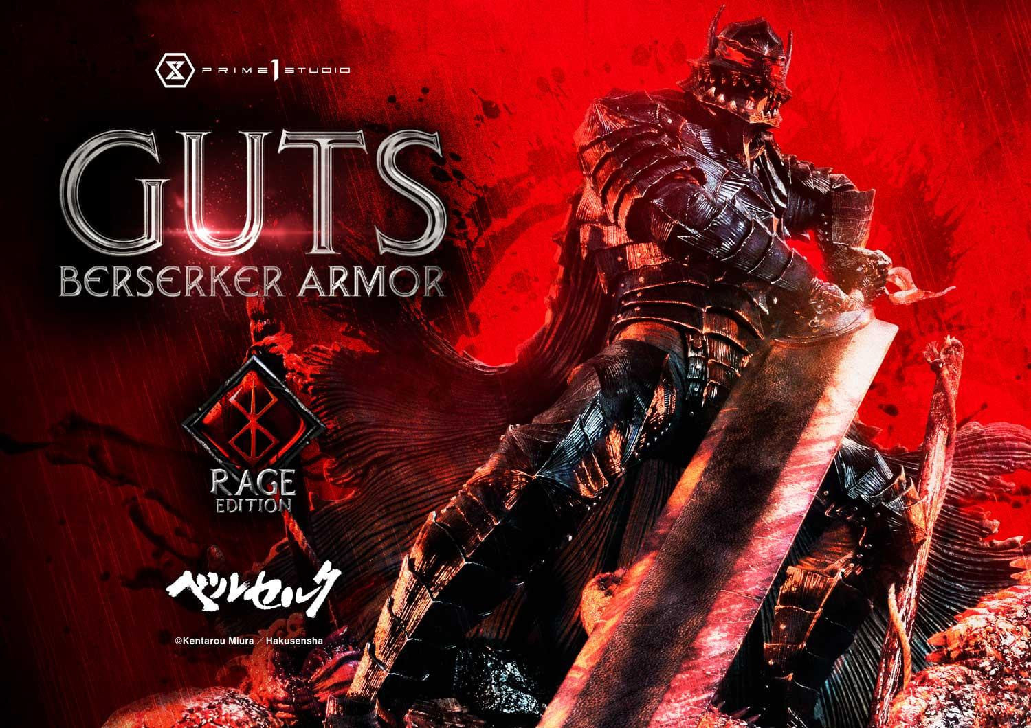 [สั่งจอง]Prime 1 Studio UPMBR-18: Guts Berserker Armor Rage Edition [Standard Ver.]