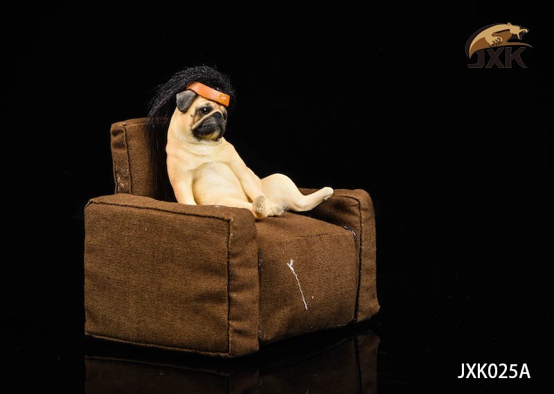 [สั่งจอง]JXK studio 1/6 JXK025A & JXK025B Pug with sofa and hair cover