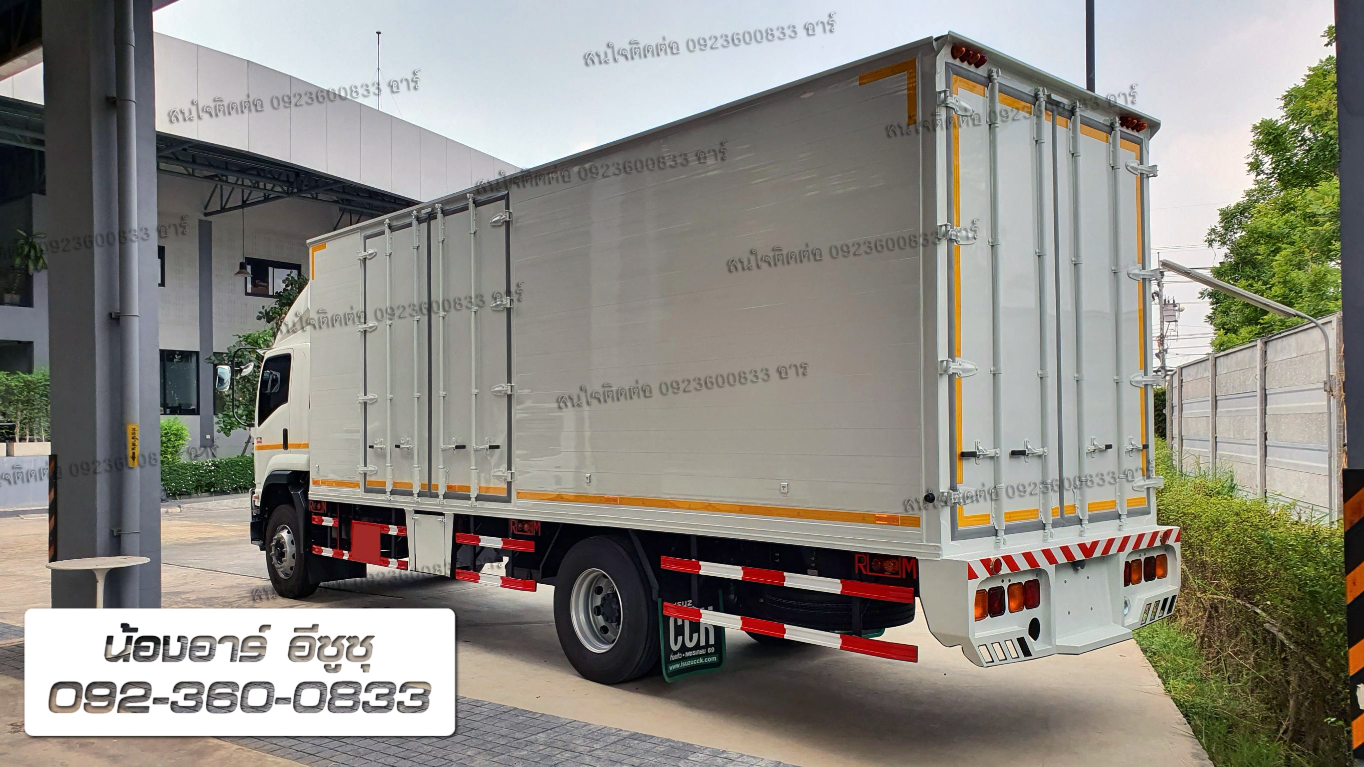 6 ล้อ ISUZU FTR240 แรงม้า พร้อมตู้บรรทุก ประตู 4 บาน