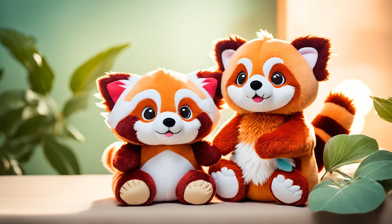adorable red panda toys