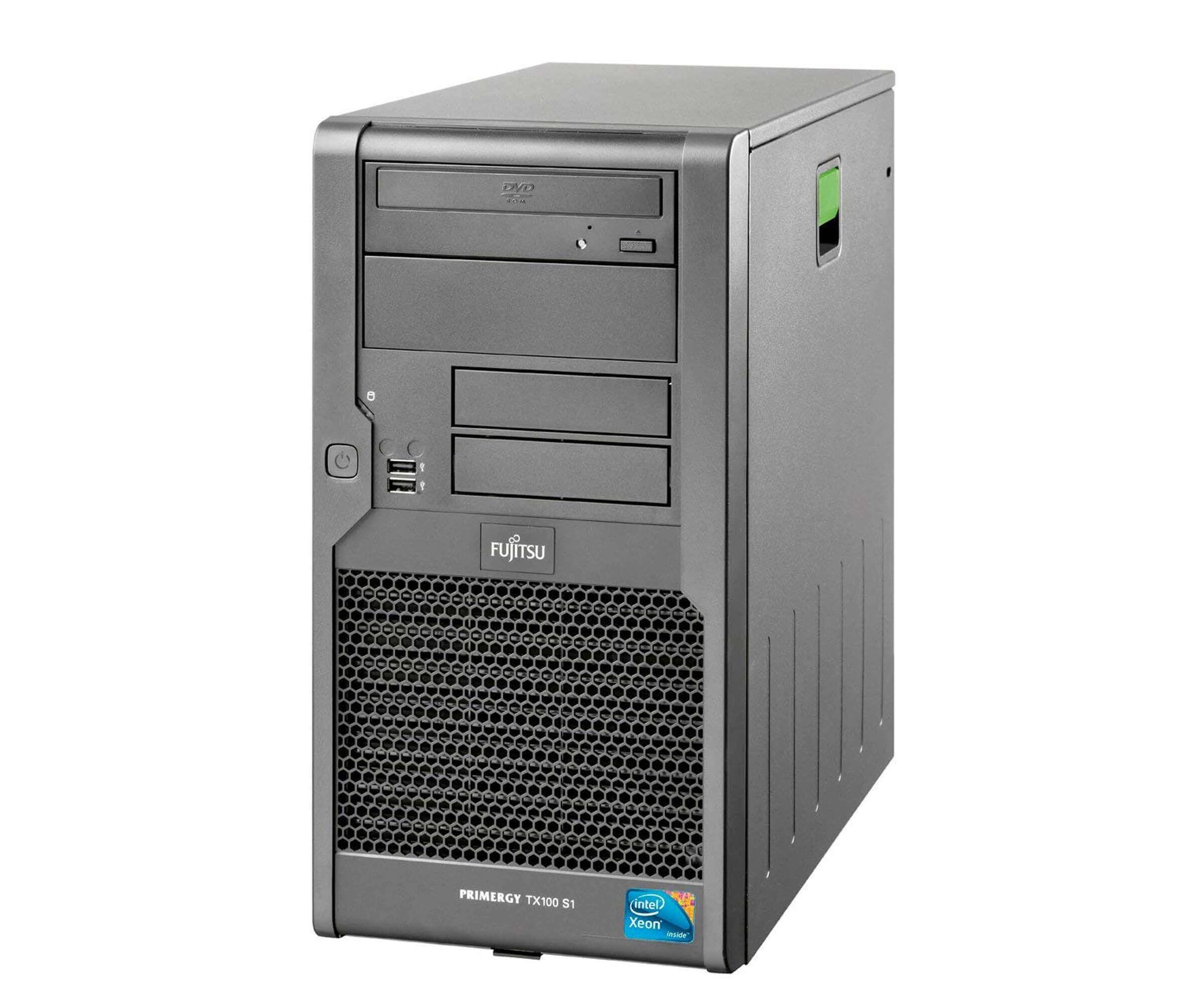 Fujitsu PRIMERGY TX100 S1 - tower มาพร้อมจอ 17 นิ้ว แถม usb wifi