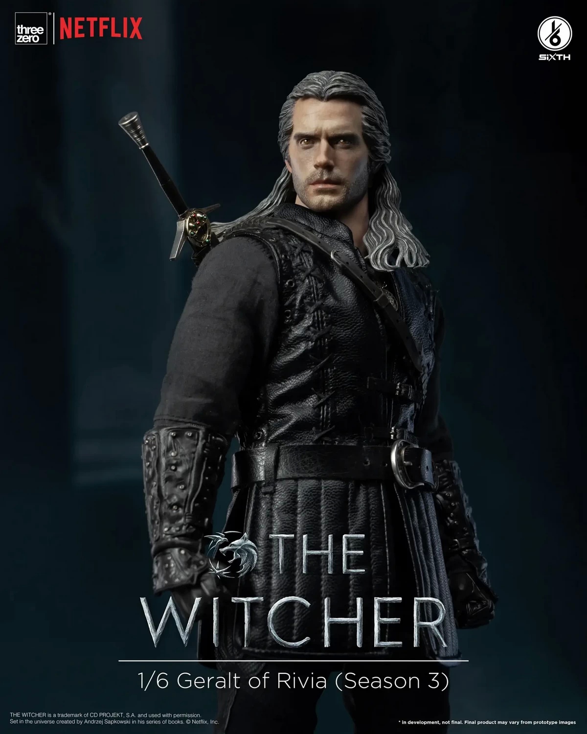 [สั่งจอง] Threezero 3Z05320W0 1/6 : Netflix The Witcher - Geralt of Rivia (Season 3)