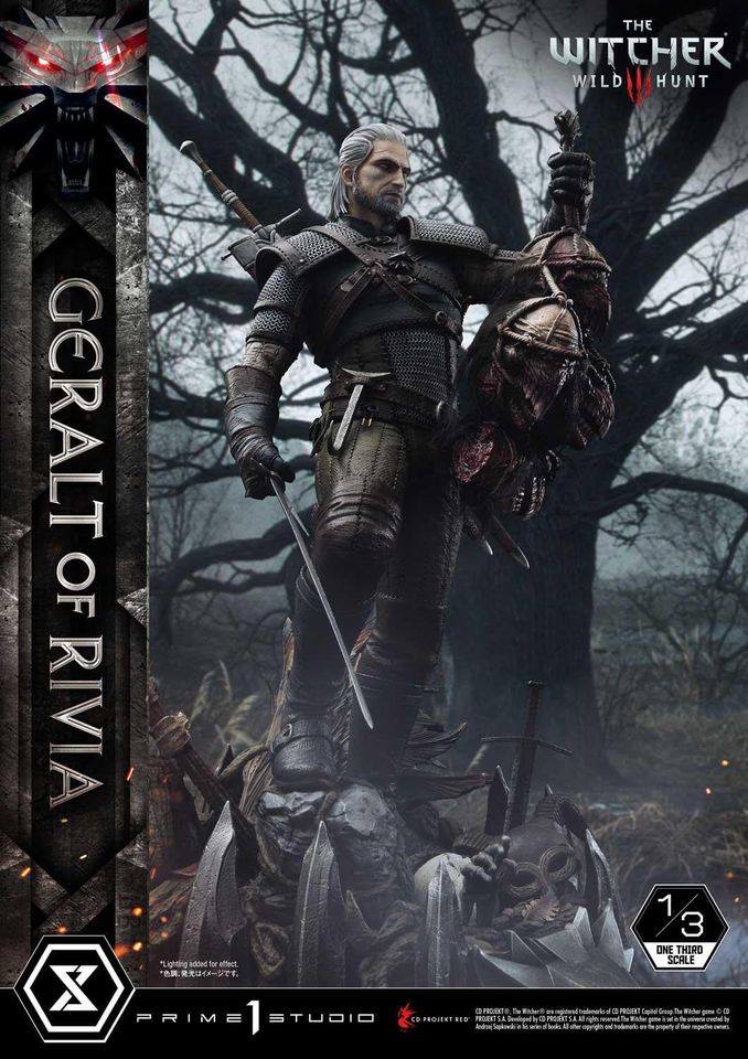 [สั่งจอง]Prime 1 Studio MMW3-01DX 1/3 scale Geralt of Rivia (The Witcher 3) Deluxe Version