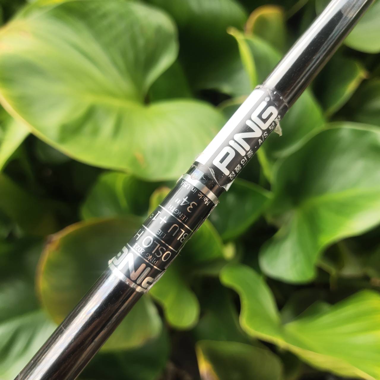 PUTTER PING OSLO H Face Insert แบบ Dual-durometer มีสองความหนาแน่น ชั้นบน (soft) ชั้นล่าง (firm)