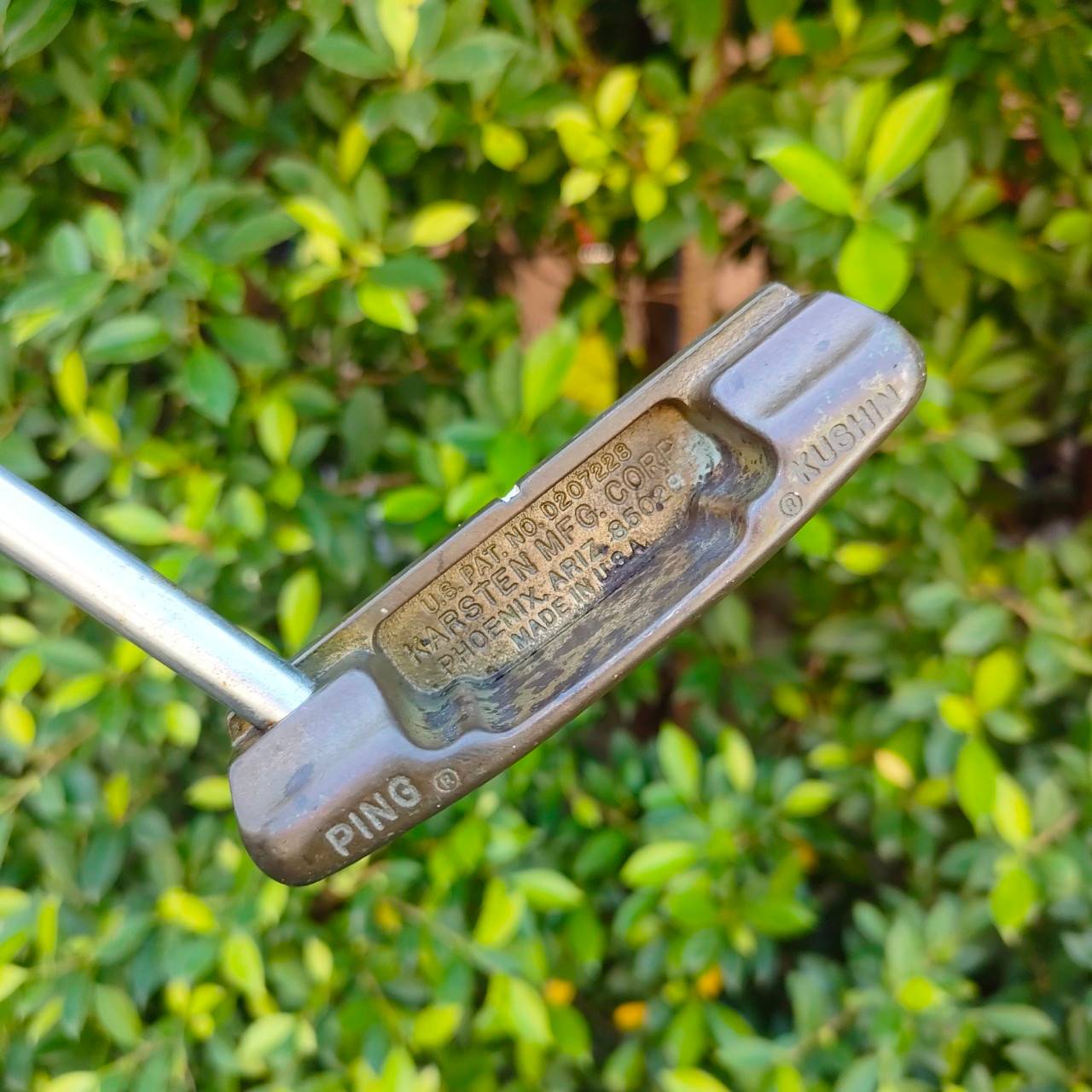 PUTTER PING KUSHIN ความยาว 35 นิ้ว วัสดุทองเหลืองแท้ๆ พรีเมี่ยม หายากในปัจจุบัน รุ่นนี้ ไม้กอล์ฟมือสอง ของแท้ BY NakaraLuxurious