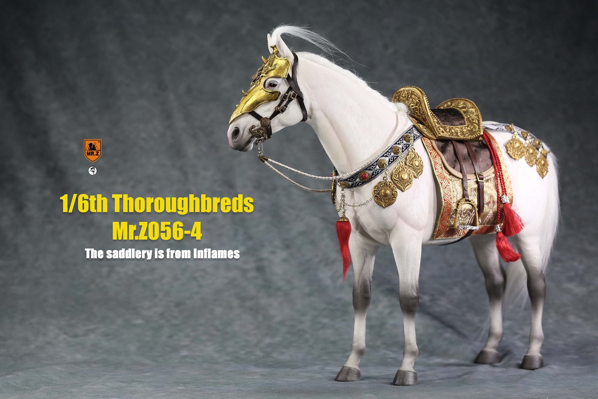 [สั่งจอง]MR.Z MRZ056 1/6 animal model No.56 : Thoroughbreds （all 5 colours） MR.Z 1/6 : Ancient Japanese Harness Set