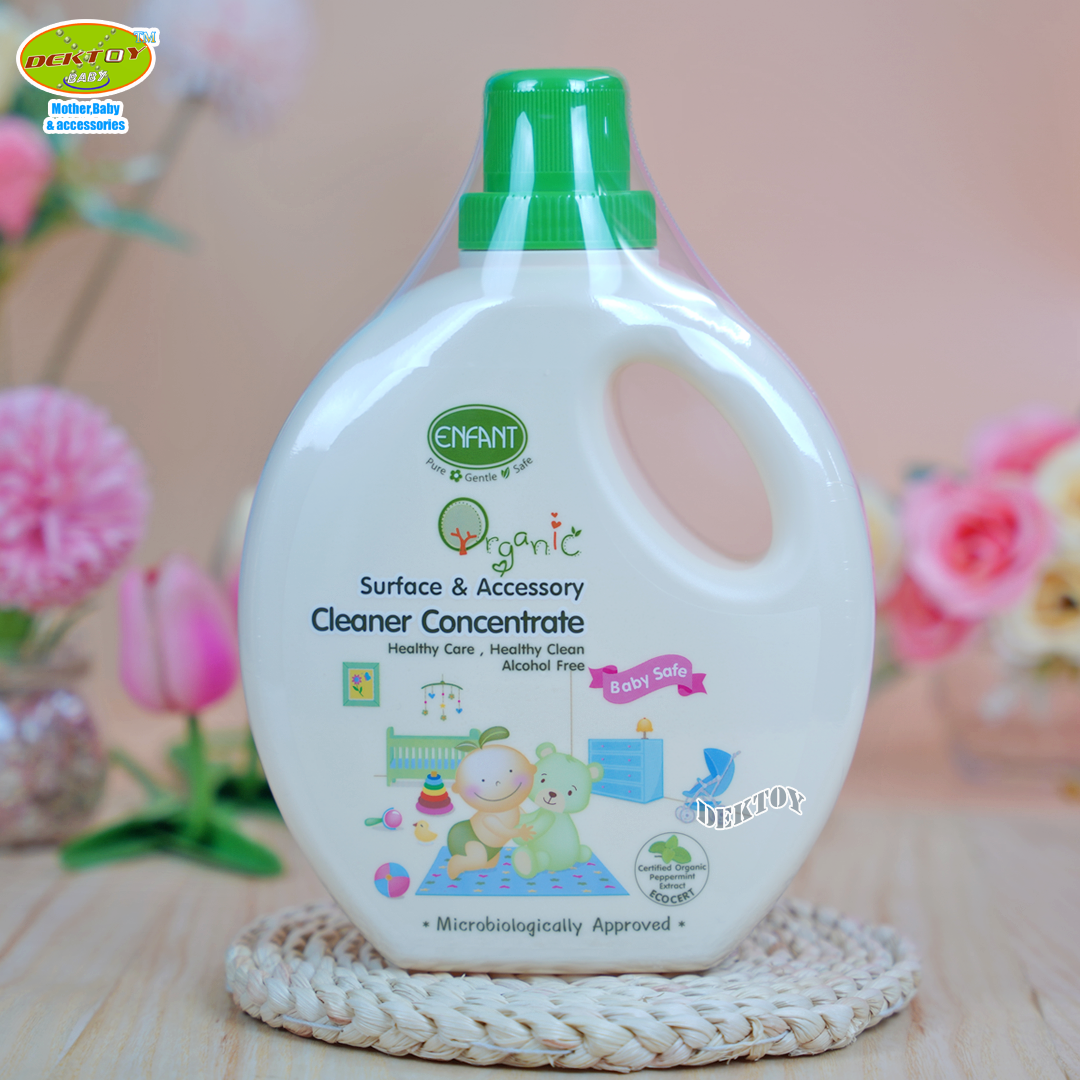 Enfant อองฟอง น้ำยาทำความสะอาดพื้นผิว อุปกรณ์ เครื่องใช้ ของเล่น แผ่นยาง รองคลาน 1000 มล.