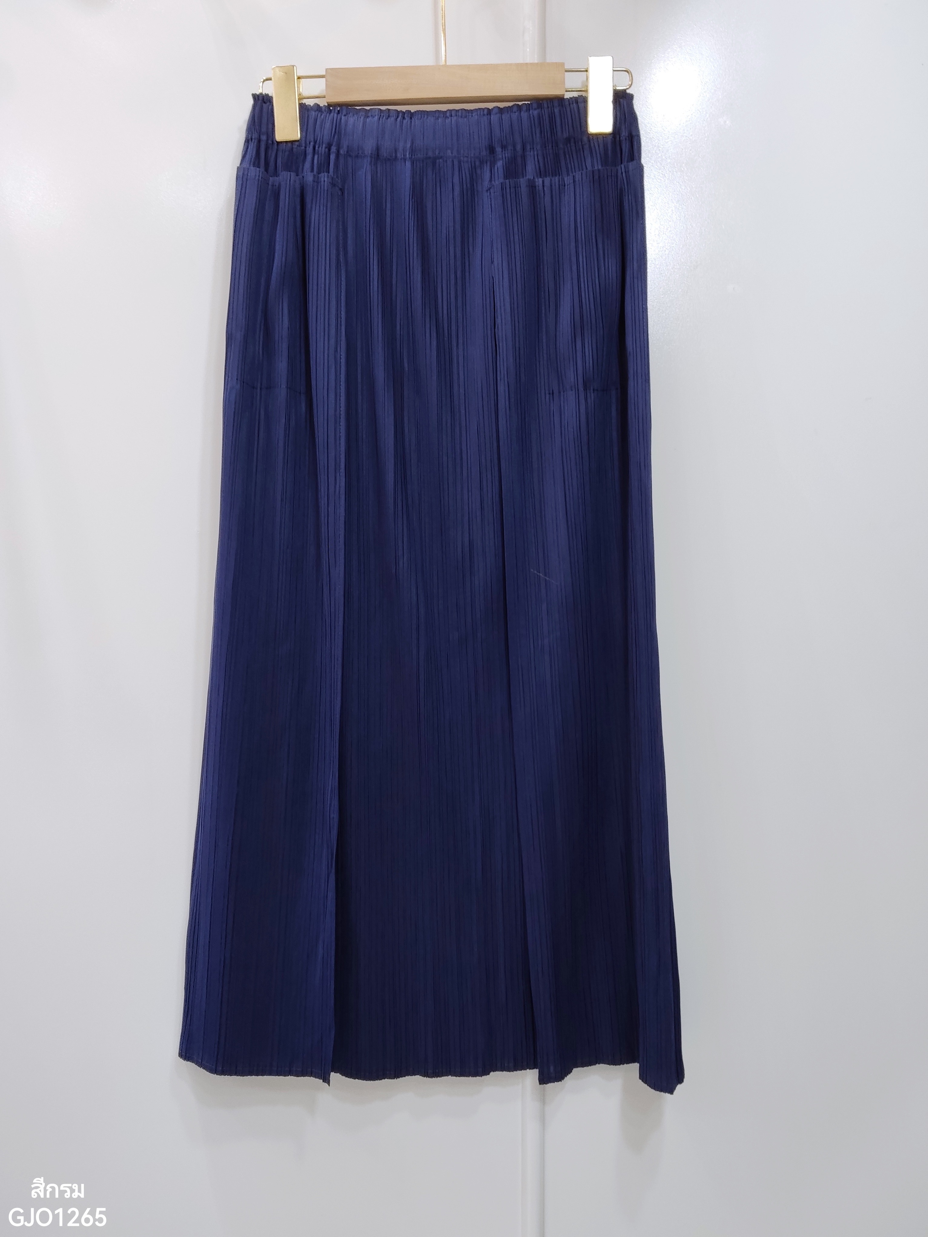 ปรับราคาลง20%!! ยาว 32นิ้ว! 2MUAY รุ่น GJO1265 กระโปรงพลีทคุณภาพ DOUBLE LAYER PLEATED SKIRT 8 สี FREE SIZE