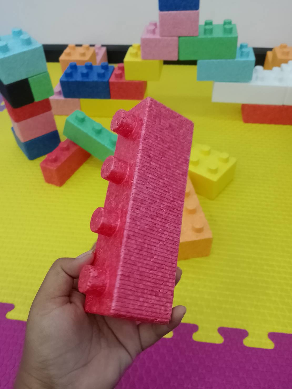 บล็อกเลโก้โฟม EPP บล็อกโฟมยักษ์ (1 ชุด 42 ชิ้น) ตัวต่อใหญ่ พร้อมส่ง