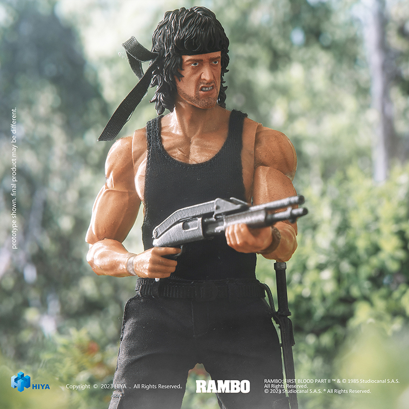 [พร้อมส่ง ] HIYA Toys EXQUISITE SUPER Series 1/12 : Rambo First Blood2 ESR0099