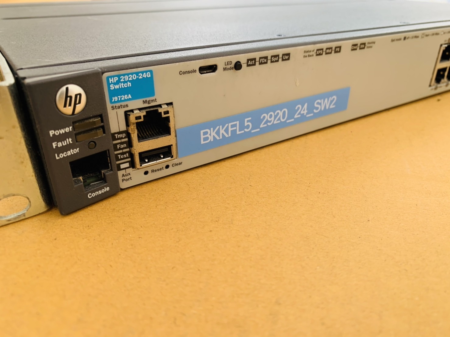 สวิตช์ HP 2920-24G Switch (J9726A) 24-port สินค้ามือสอง มีประกัน