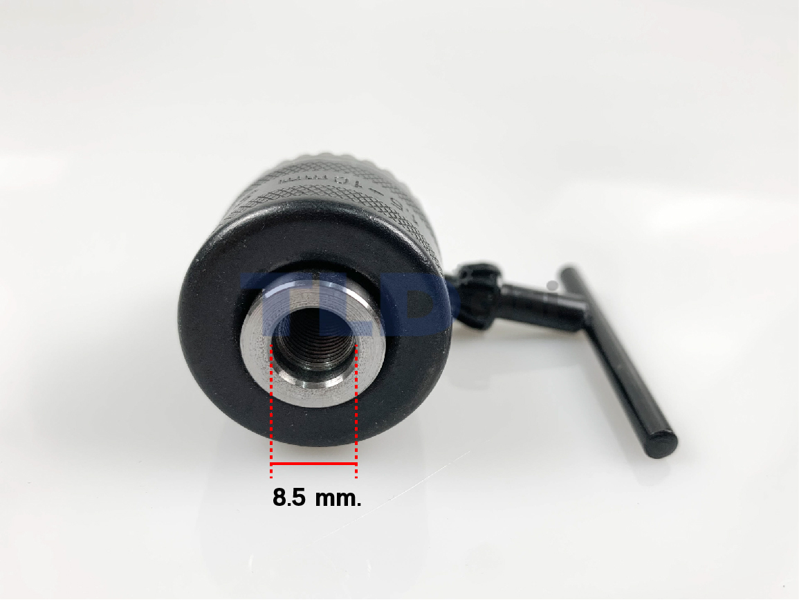 หัวจับดอกสว่าน (S) ทั่วไป จับดอกขนาด 1.5-10mm. รูเกลียว 3/8-24UNF (3/8" หรือ 3หุน) ชนิดขั้วเกลียว (ขนาดรูเกลียว 8.7mm.) อะไหล่สว่าน