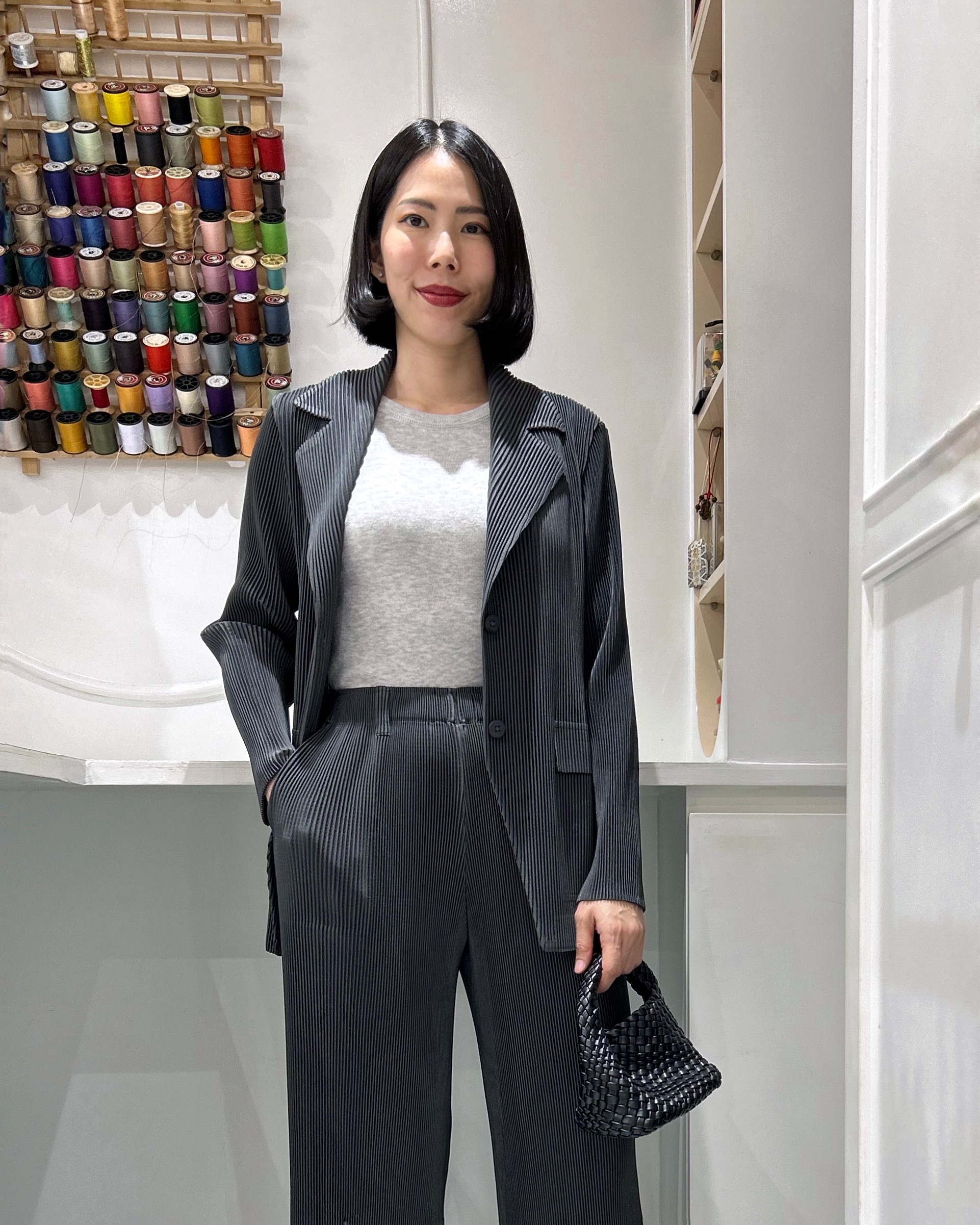 เพิ่มสีใหม่!! 2MUAY รุ่น GJO5131-9 เสื้อคลุมพลีทคุณภาพ THICK V NECK LONG SLEEVE PLEATED CARDIGAN 10 สี FREE SIZE