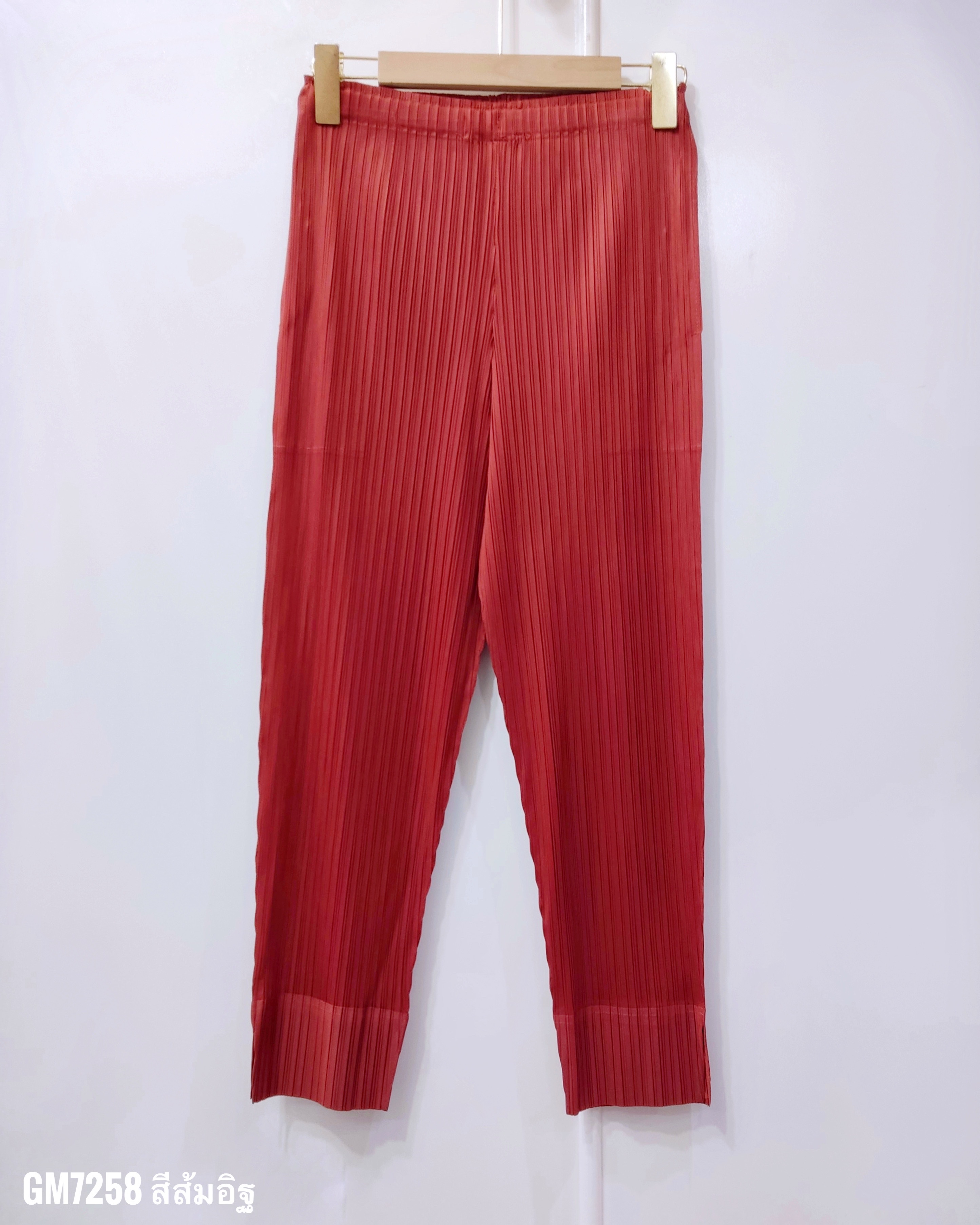ยาว 34 นิ้ว 2MUAY รุ่น GM7258 กางเกงอัดพลีท SLIM FIT PLEATED PANTS 55 สี FREE SIZE