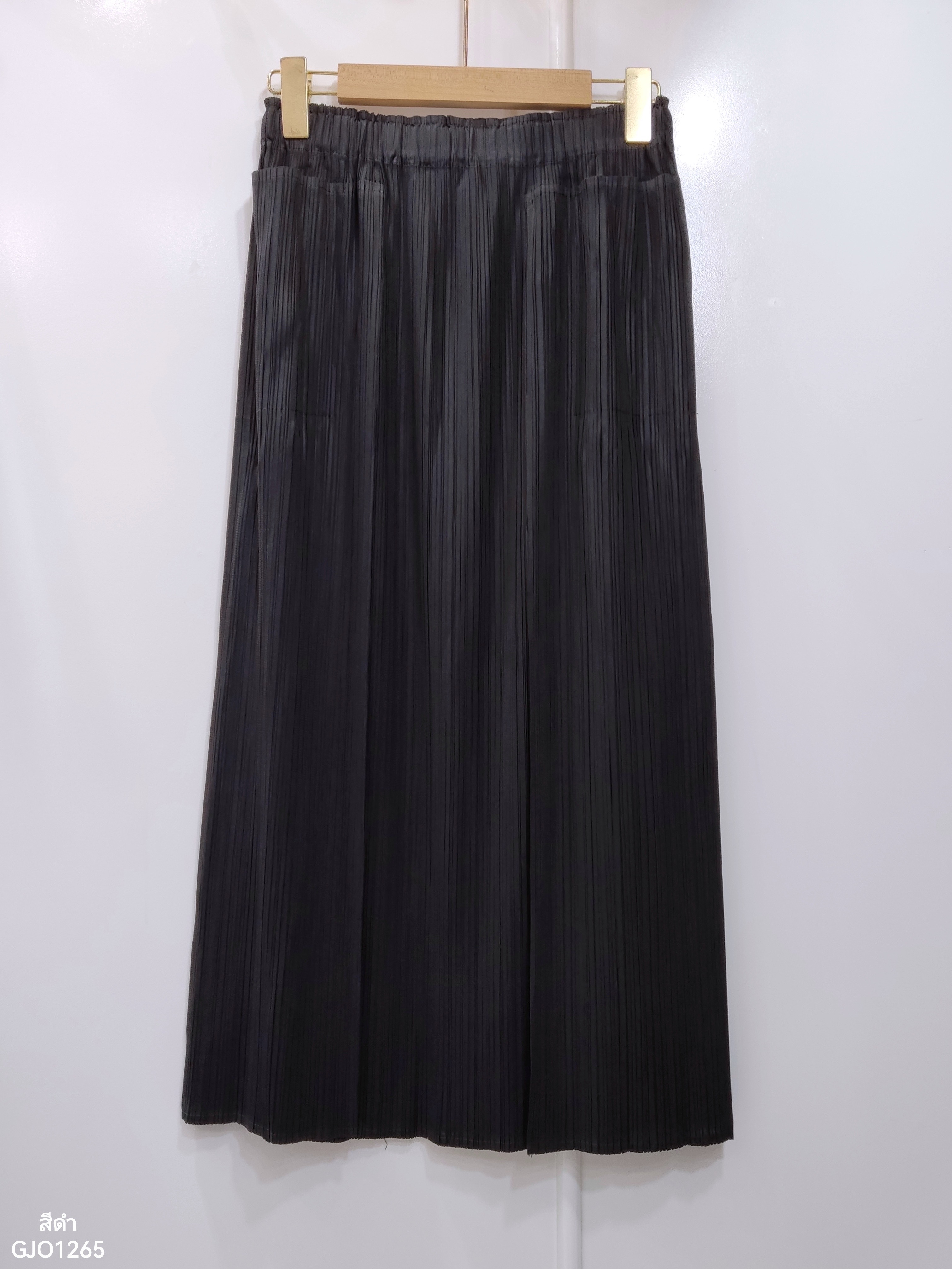 ปรับราคาลง20%!! ยาว 32นิ้ว! 2MUAY รุ่น GJO1265 กระโปรงพลีทคุณภาพ DOUBLE LAYER PLEATED SKIRT 8 สี FREE SIZE