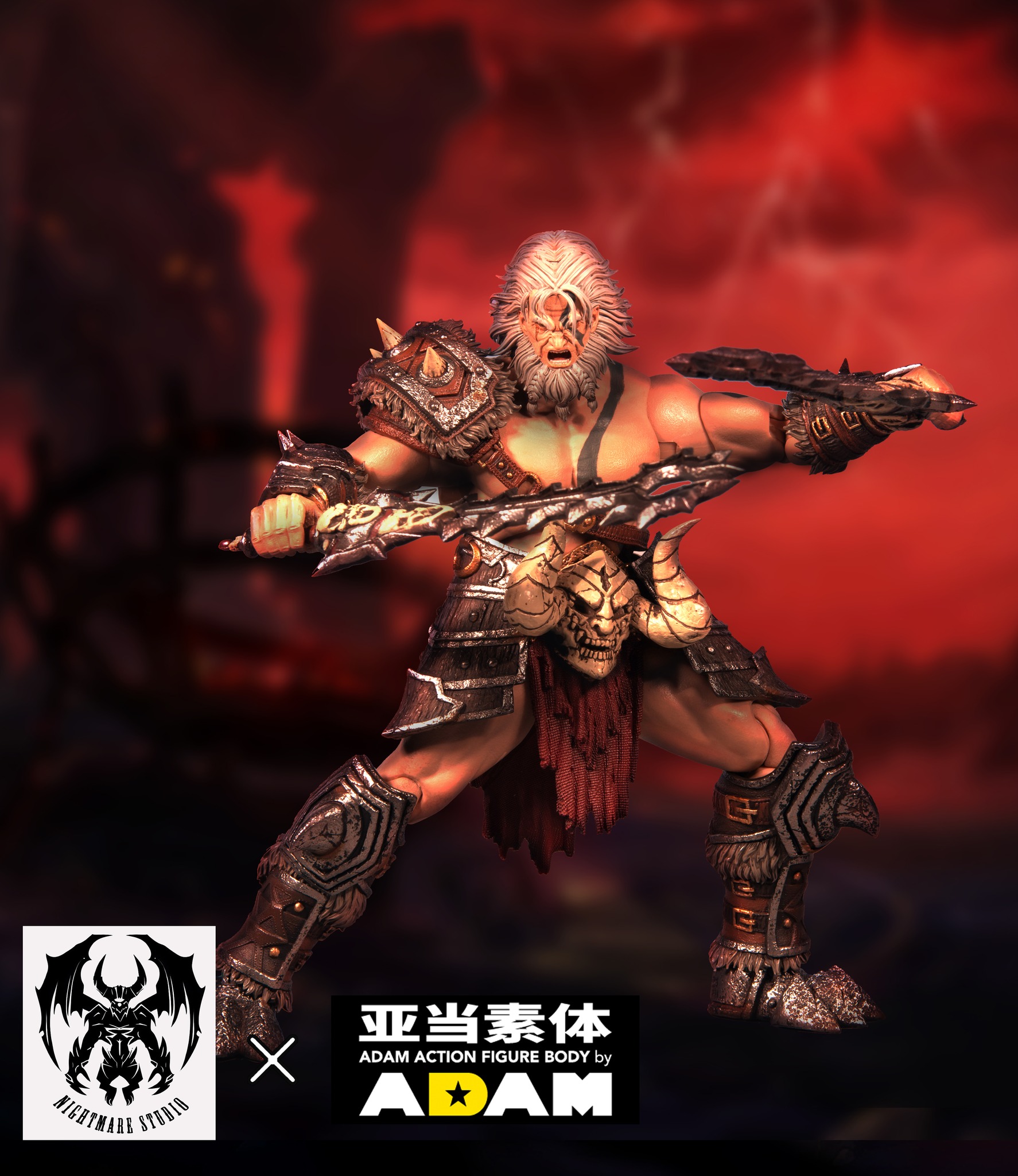 [สั่งจอง] Nightmare Studio 1/12 : Barbarian Berserker