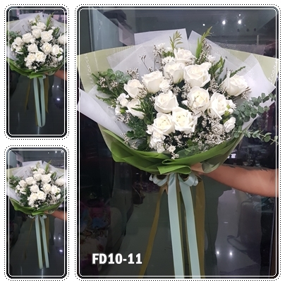 FD10-11 : ช่อกุหลาบขาว
