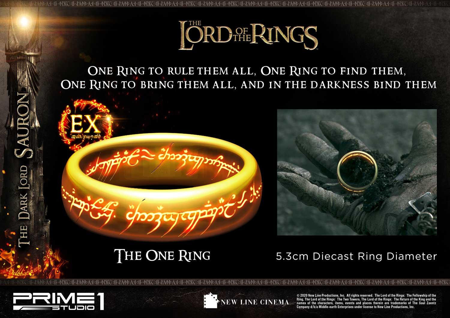[สั่งจอง] Prime 1 Studio 1/4 Scale PMLOTR-01: The Dark Lord Sauron [EXclusive Ver.]