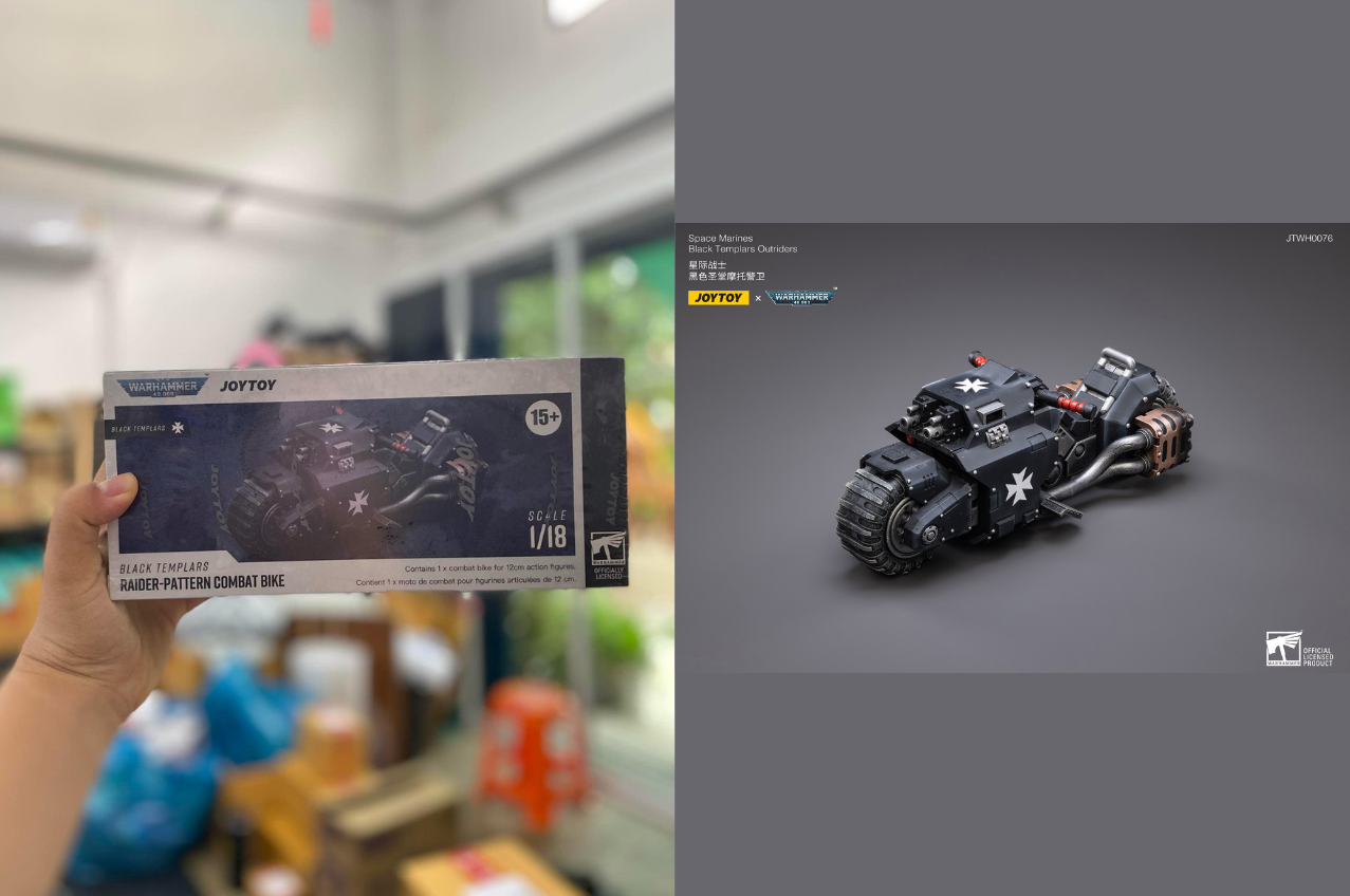 [พร้อมส่ง] Joy toy 1/18----- Outriders ----- JT2856 : Black Templars Outriders