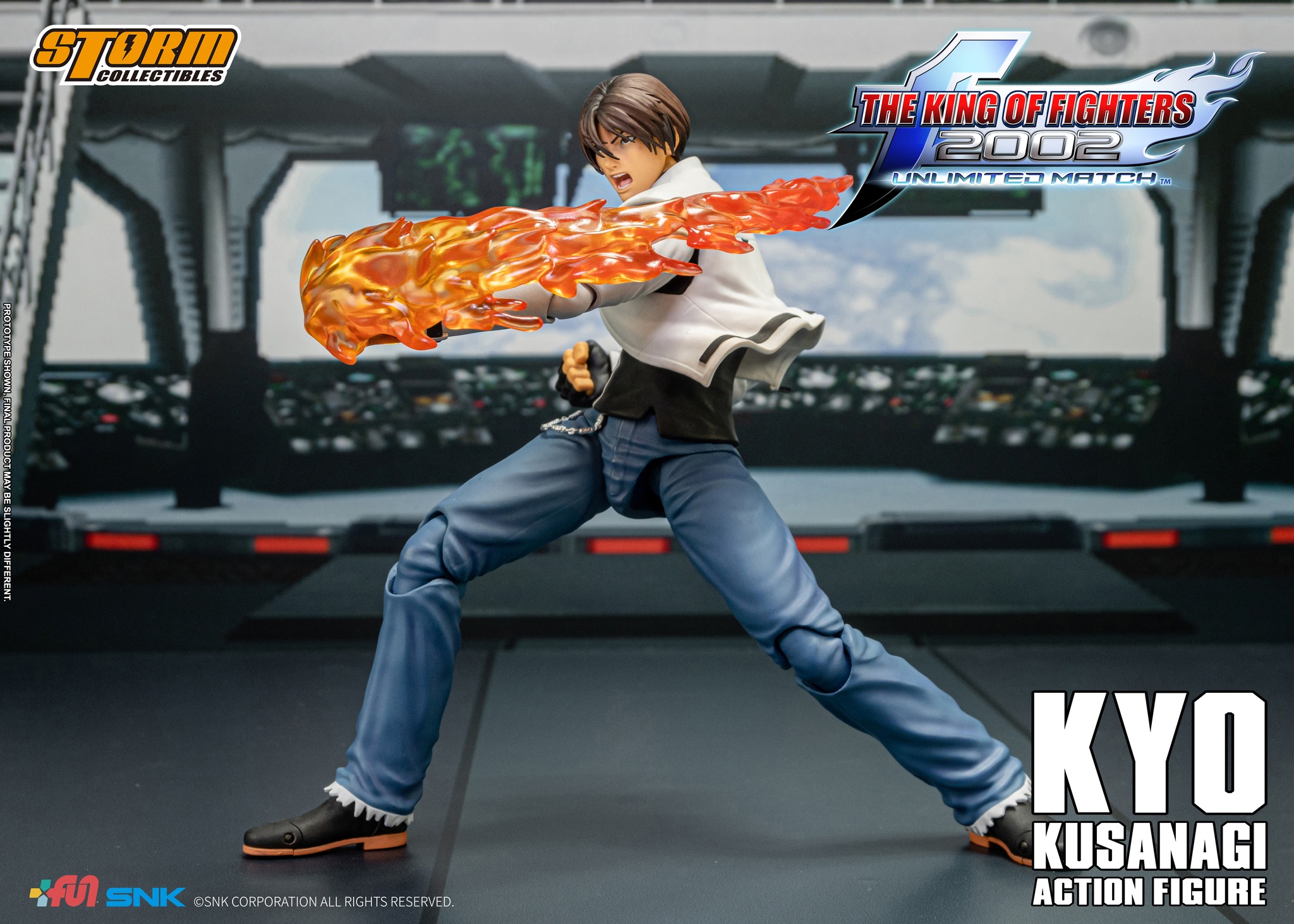 [สั่งจอง]Storm Collectibles SKKF08 1/12 : King of Fighters 2002 Unlimited Match - KYO KUSANAGI