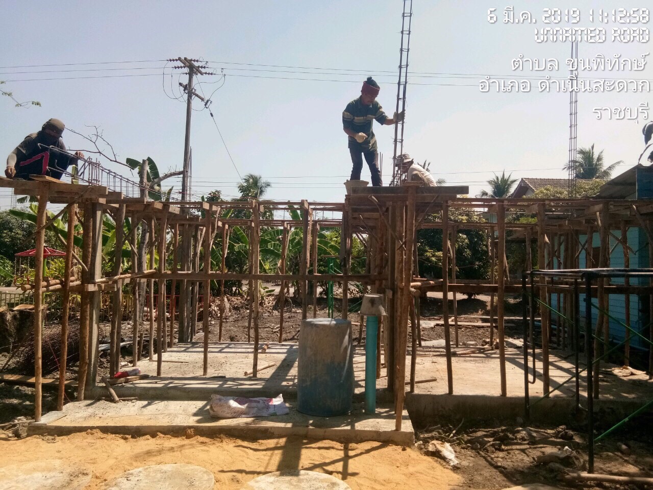 งานสร้าง ห้องพักครู รร.ดอนฟักทอง