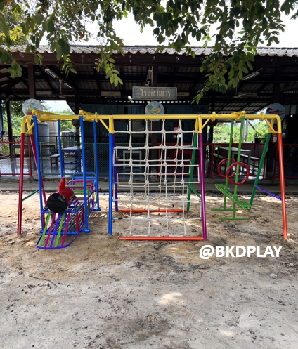 เครื่องเล่นสนามกลางแจ้ง ชุดรวมรถไฟ, ประกอบด้วยสไลเดอร์รถไฟโยกปีนป่ายและชิงช้าม้าโยก OutdoorPlayground,ผลิตเครื่องเล่นสนาม,เครื่องเล่นงบสพฐ.ประชารัฐ ราคาโรงงาน