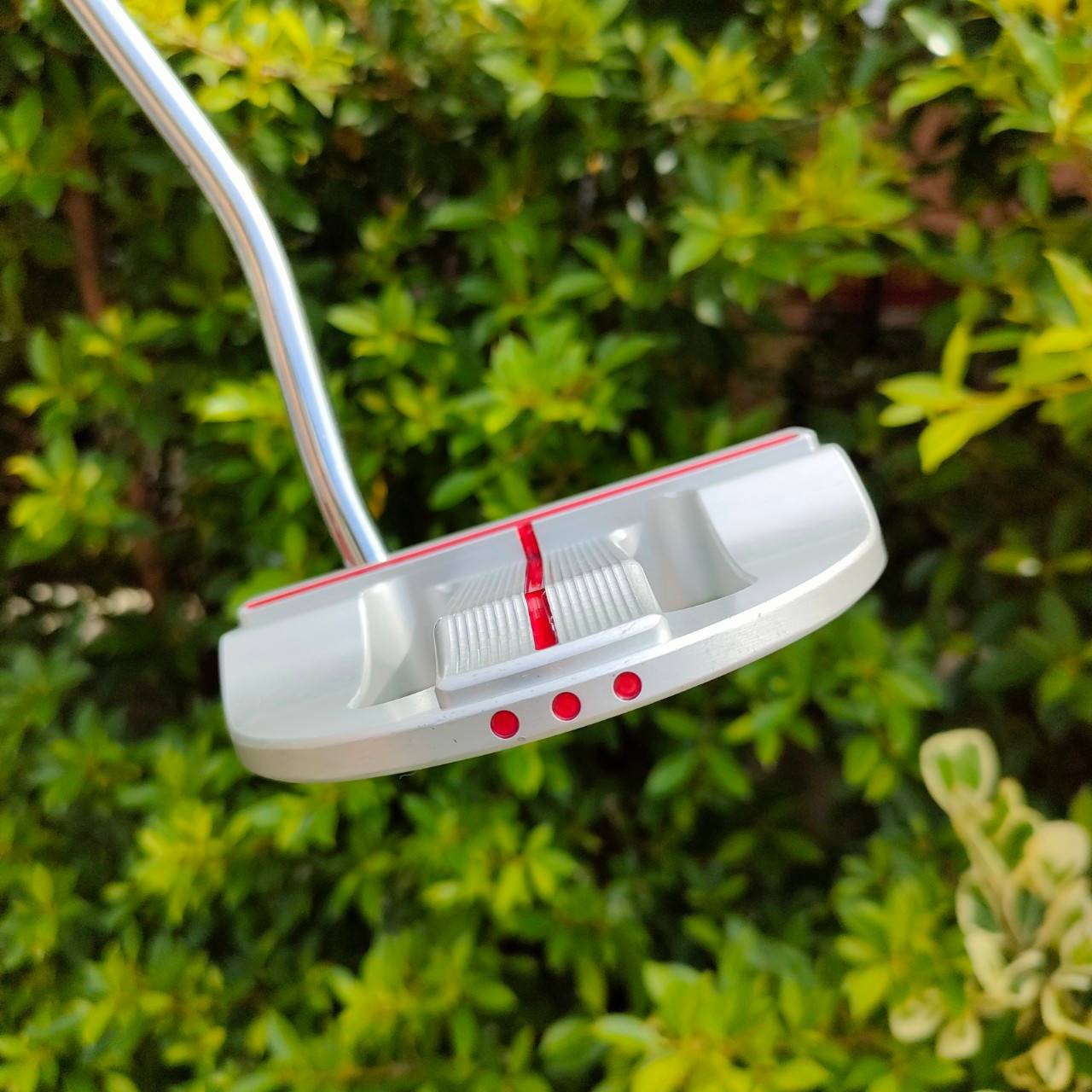 PUTTER SCOTTY CAMERON STUDIO SELECT KOMBI MID เส้นเล็งสีแดงรูปตัว T มีคอนทราสต์สูง HIGH M.O.I.