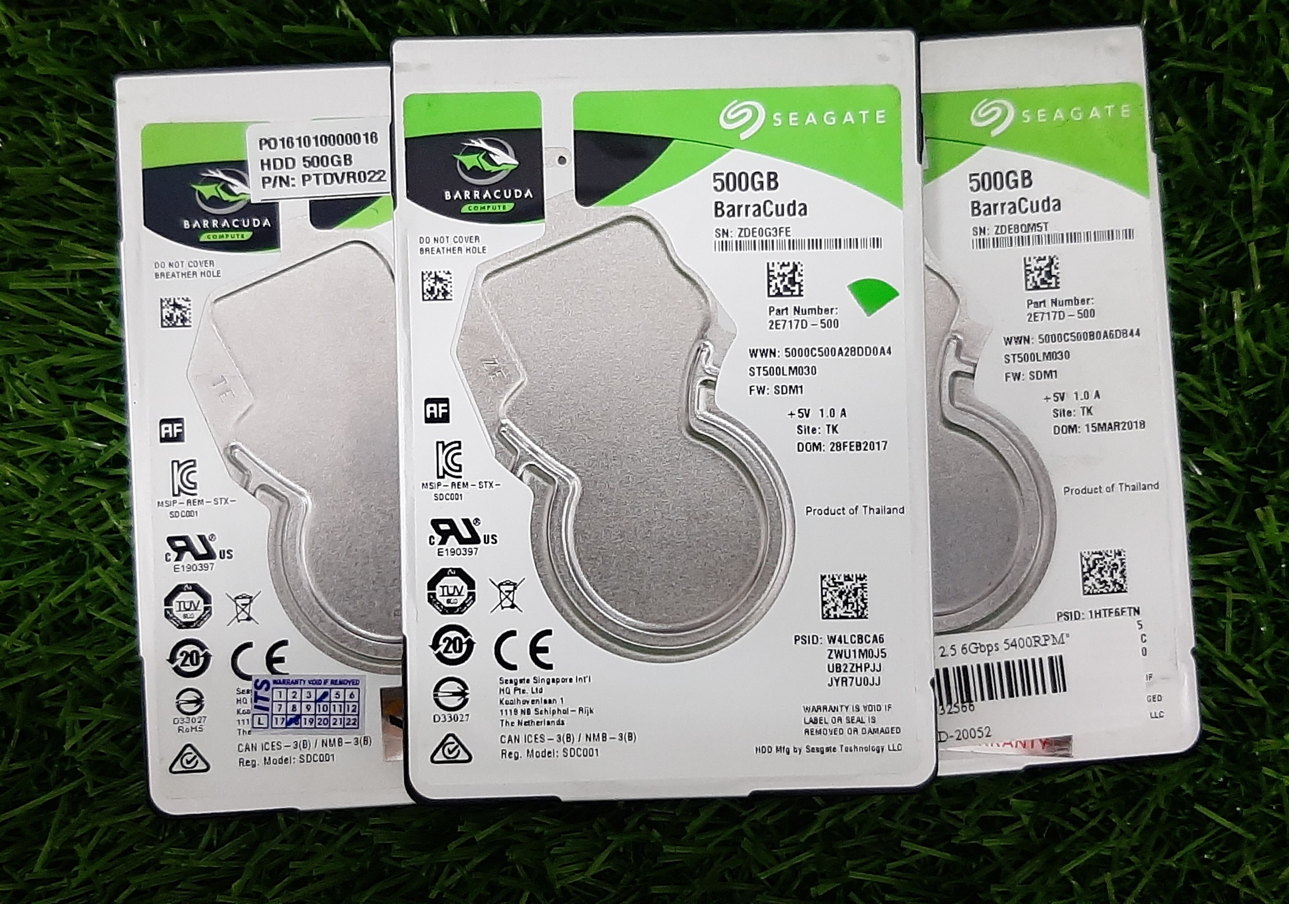 Seagate 500GB SATA 2.5 6Gbps 5400RPM" ประกันร้าน 1 เดือน ฮาร์ดดิสมือสองพร้อมสาย Sata