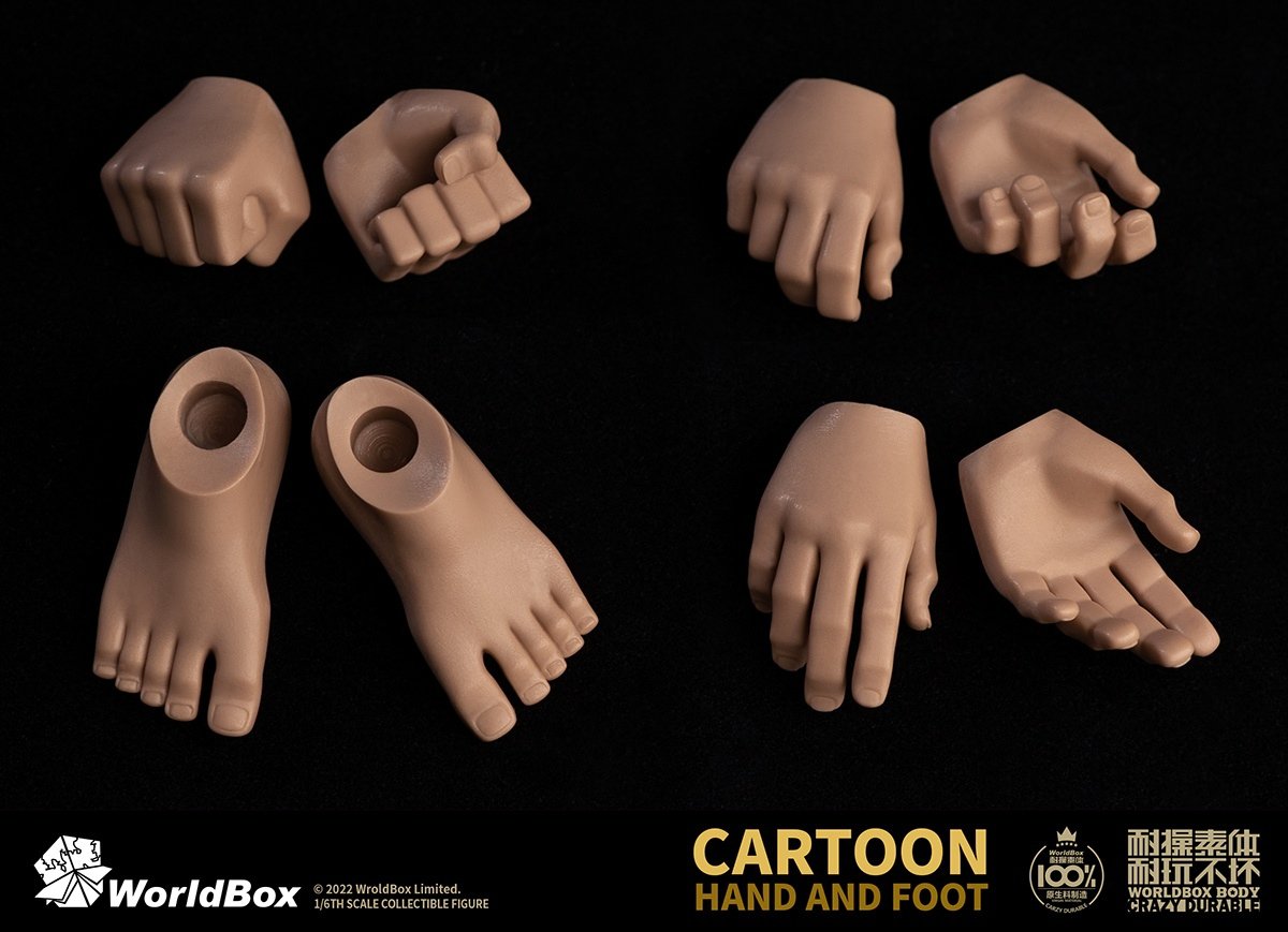 [สั่งจอง]worldbox 1/6 : Cartoon Hand and Foot