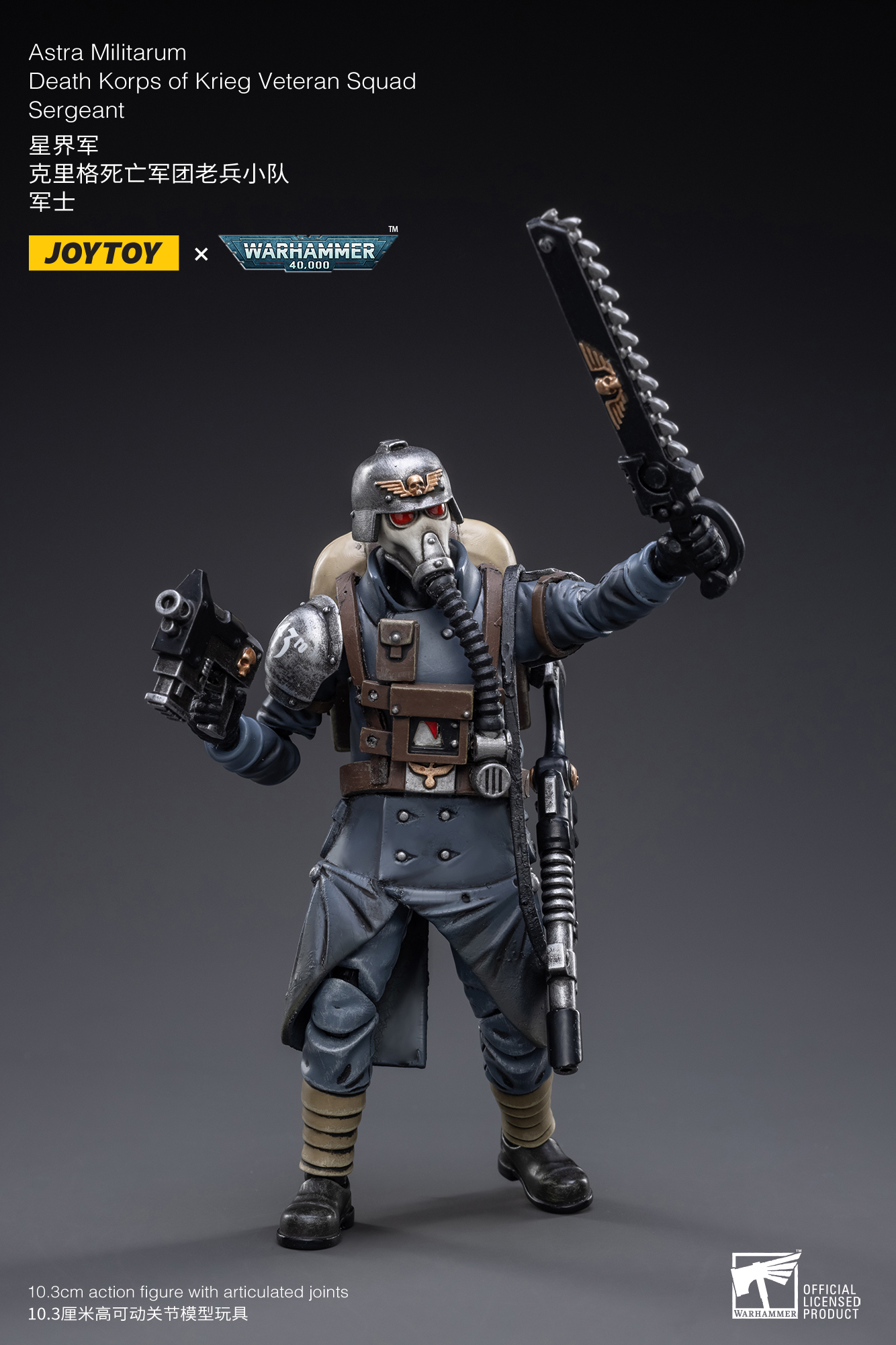 [สั่งจอง] Joy toy 1/18 : Astra Militarum Death Korps of Krieg Veteran Squad