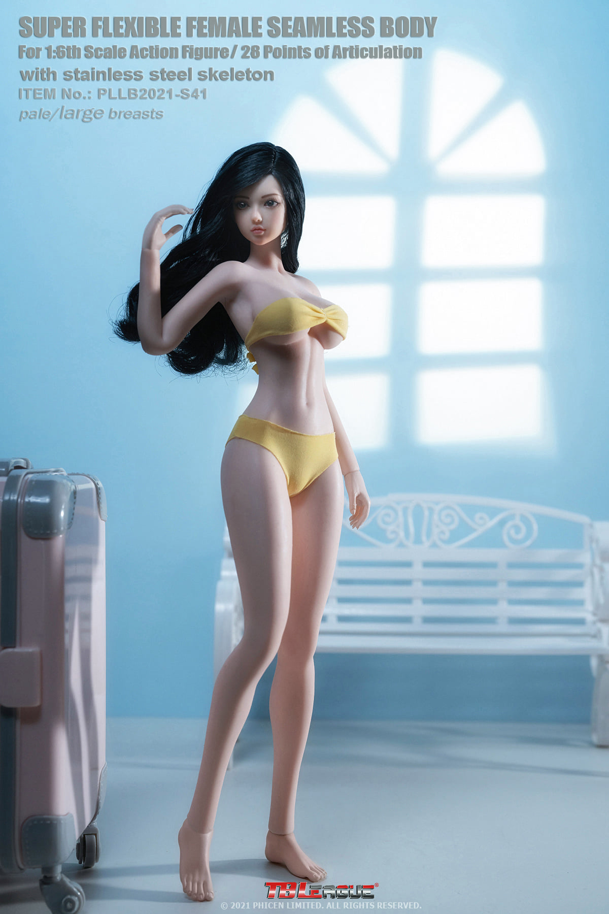 [สั่งจอง]TBLeague PLLB2021 1/6 : female seamless bodies- Tall and slender type