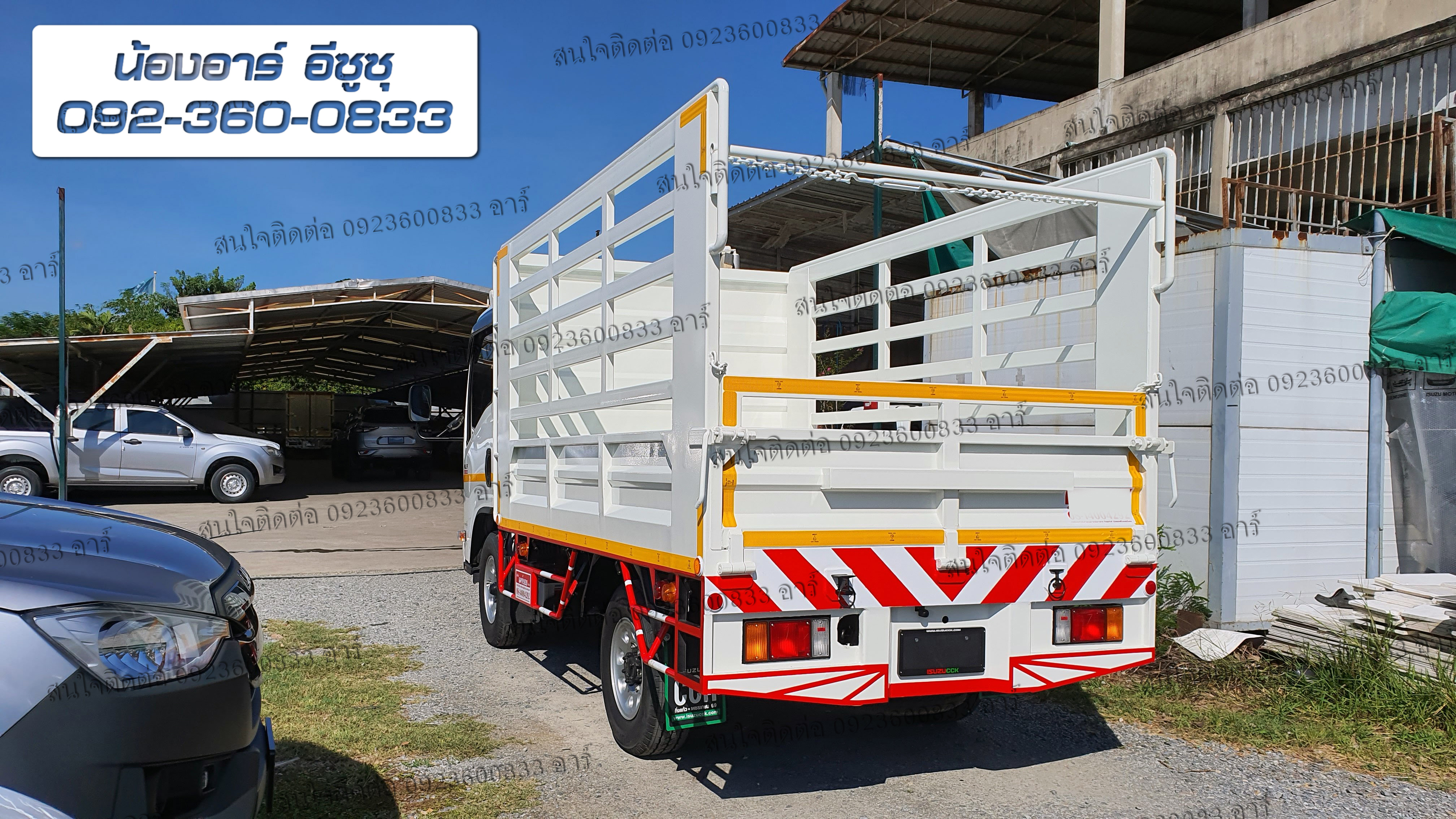 4 ล้อ ISUZU NLR130 แรงม้า คอกเหล็กกล่อง