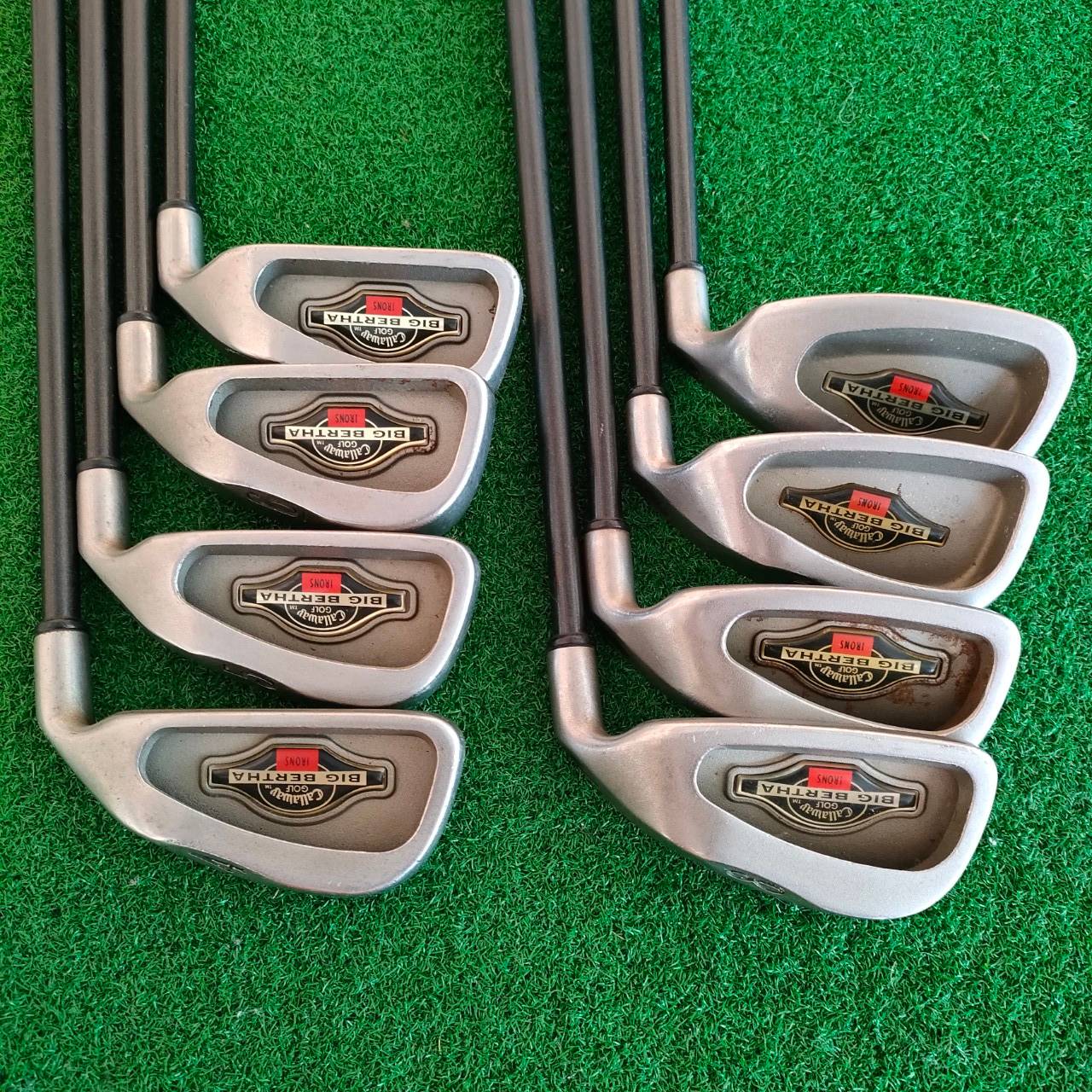 ชุดเหล็ก CALLAWAY BIG BERTHA มีเหล็ก 4 - 9 PW SW ก้าน RCH96 FLEX FIRM ชุดเหล็กยอดนิยมตลอดกาล