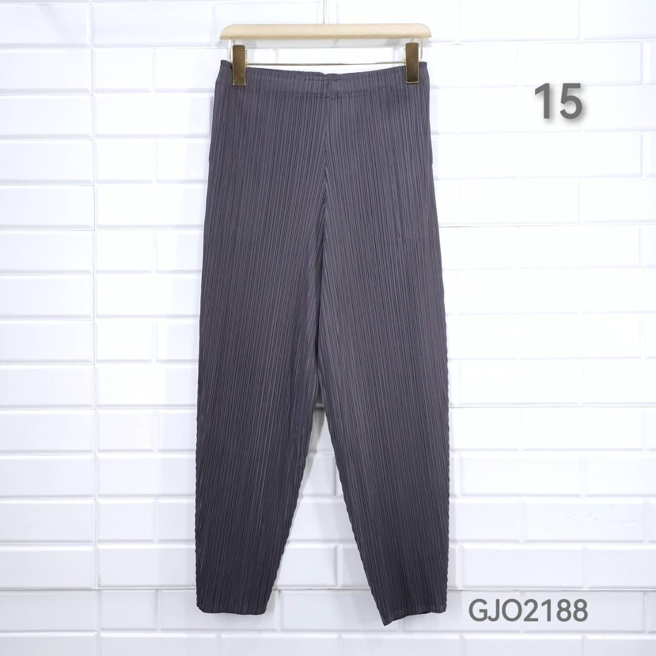 ยาว 34นิ้ว!! 2MUAY รุ่น GJO2188 กางเกงผู้หญิง กางเกงอัดพลีทคุณภาพ 12สี FREE SIZE CASUAL FIT PLEATES PANTS